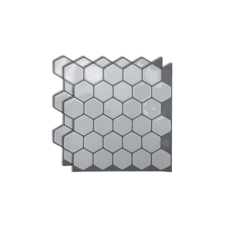 Lisslune | Square Peel & Stick Tile Stone Composite Subway Tile for Backsplash Wall