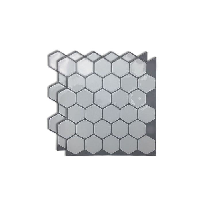 Lisslune | Square Peel & Stick Tile Stone Composite Subway Tile for Backsplash Wall