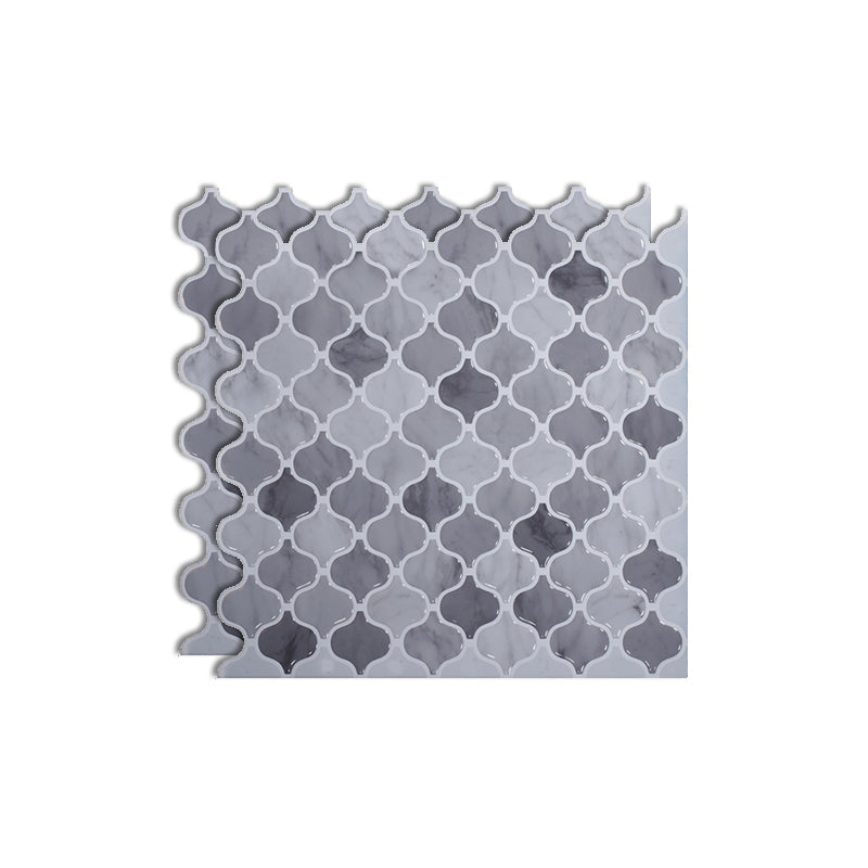 Lisslune | Square Peel & Stick Tile Stone Composite Subway Tile for Backsplash Wall