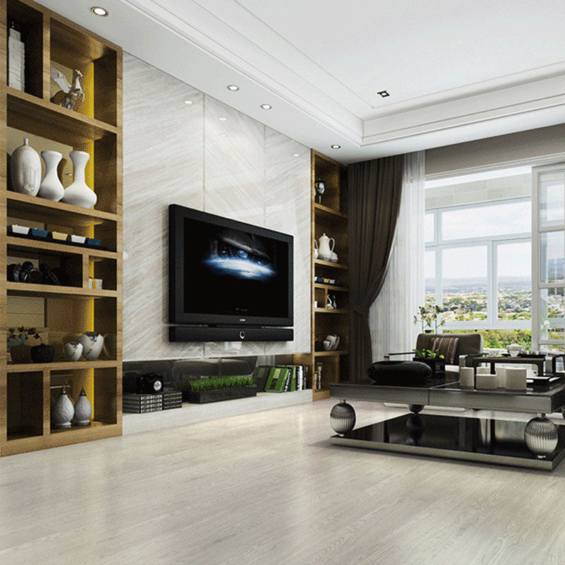 Lisslune | Modern Interior Floor Covering Wood Look Peel and Stick Rectangular Flooring Vinyl