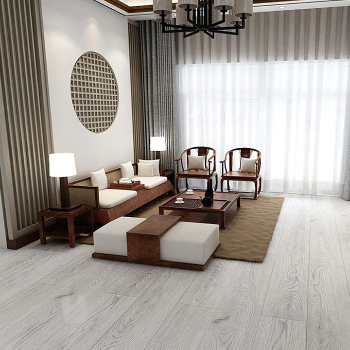 Lisslune | Modern Interior Floor Covering Wood Look Peel and Stick Rectangular Flooring Vinyl