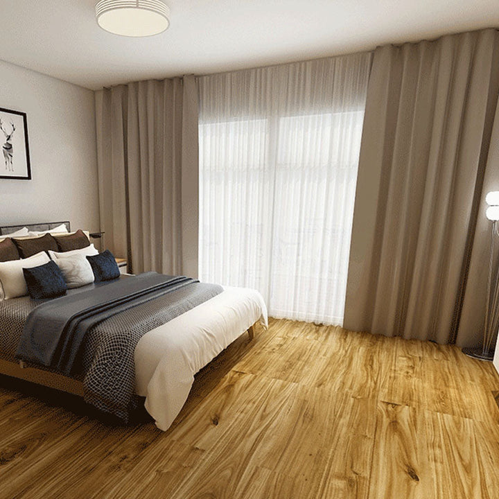 Lisslune | Modern Interior Floor Covering Wood Look Peel and Stick Rectangular Flooring Vinyl