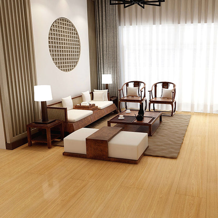 Lisslune | Modern Interior Floor Covering Wood Look Peel and Stick Rectangular Flooring Vinyl