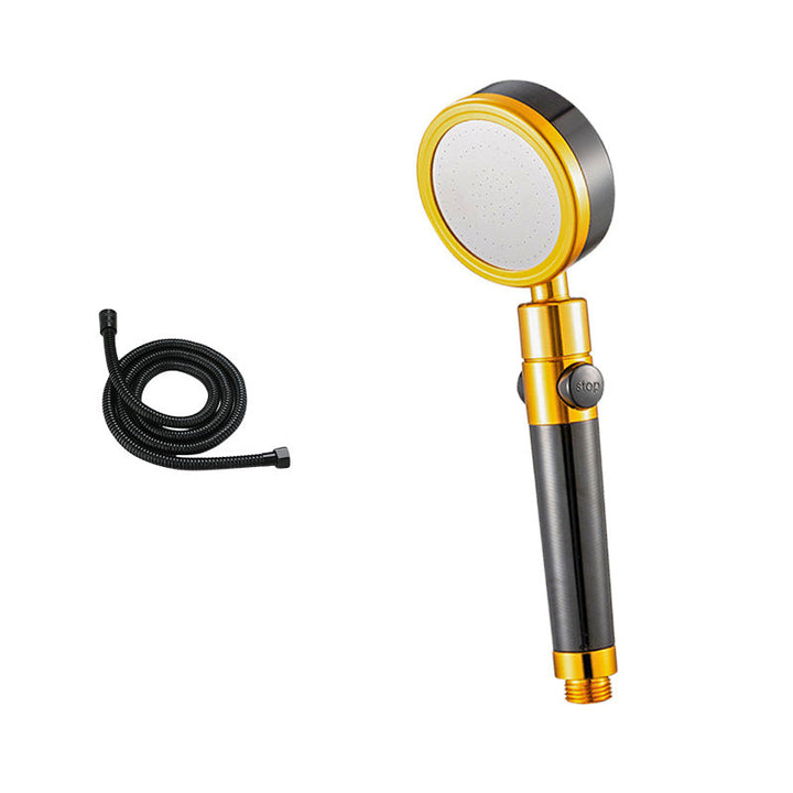 Lisslune | Metal Shower Head Round Hand Shower with Adjustable Shower Heads