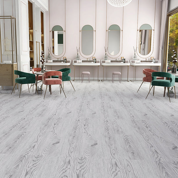 Lisslune | Rectangle PVC Floor Covering Peel and Stick Wood Look Smooth Vinyl Flooring