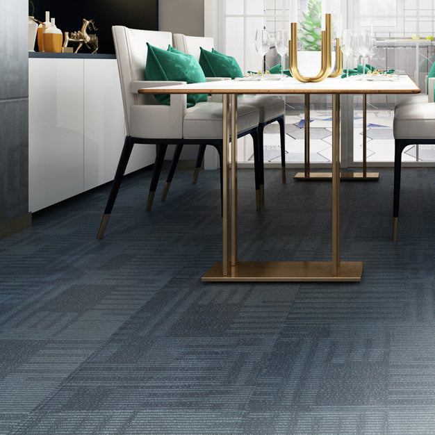 Lisslune | Rectangle PVC Floor Covering Peel and Stick Wood Look Smooth Vinyl Flooring