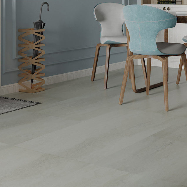 Lisslune | Rectangle PVC Floor Covering Peel and Stick Wood Look Smooth Vinyl Flooring
