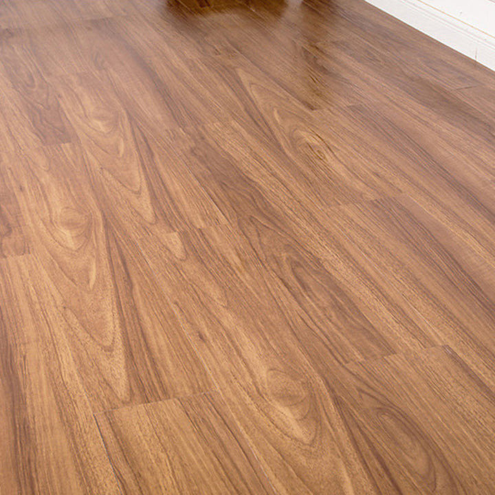 Lisslune | Smooth PVC Flooring Peel and Stick Wood Look Rectangular Vinyl Floor
