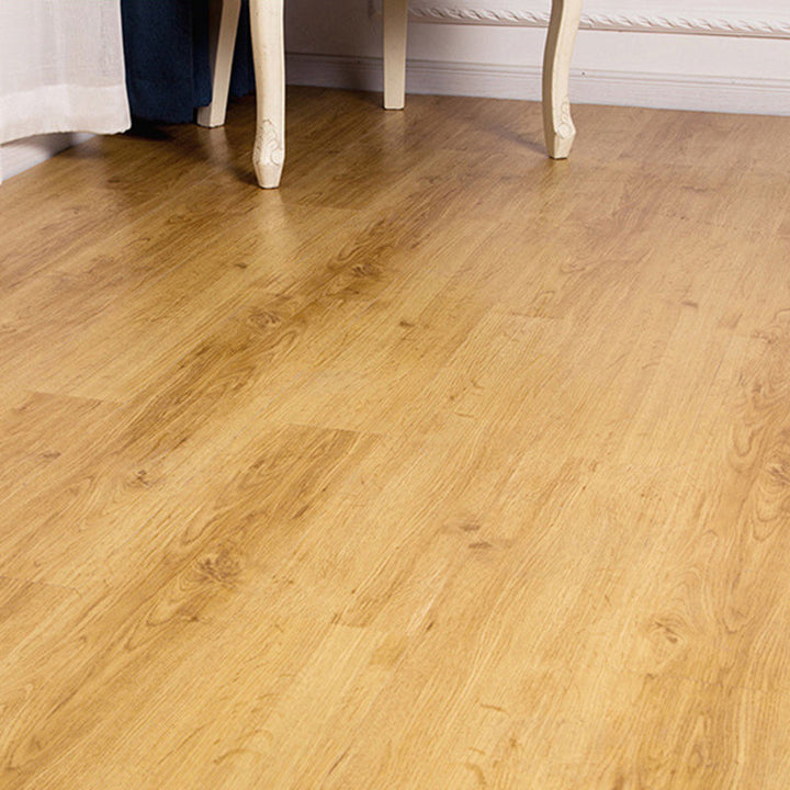 Lisslune | Smooth PVC Flooring Peel and Stick Wood Look Rectangular Vinyl Floor