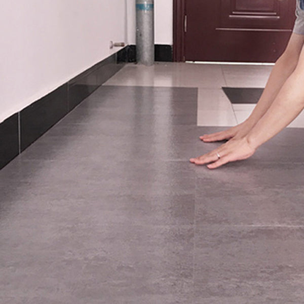 Lisslune | Smooth PVC Flooring Peel and Stick Wood Look Rectangular Vinyl Floor