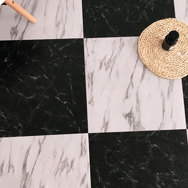 Lisslune | Smooth PVC Flooring Peel and Stick Wood Look Rectangular Vinyl Floor