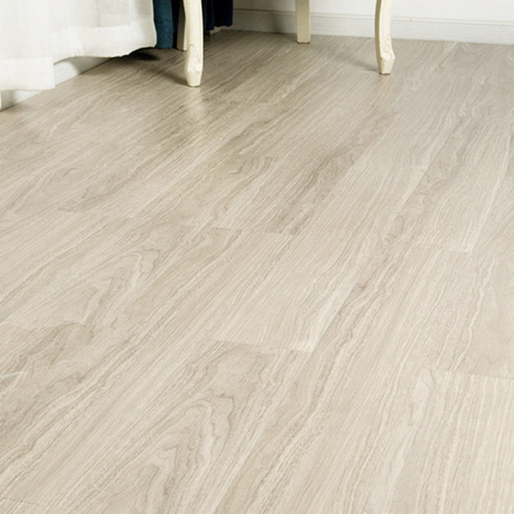 Lisslune | Smooth PVC Flooring Peel and Stick Wood Look Rectangular Vinyl Floor