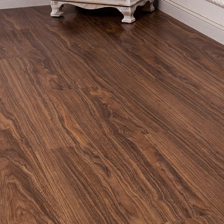 Lisslune | Smooth PVC Flooring Peel and Stick Wood Look Rectangular Vinyl Floor