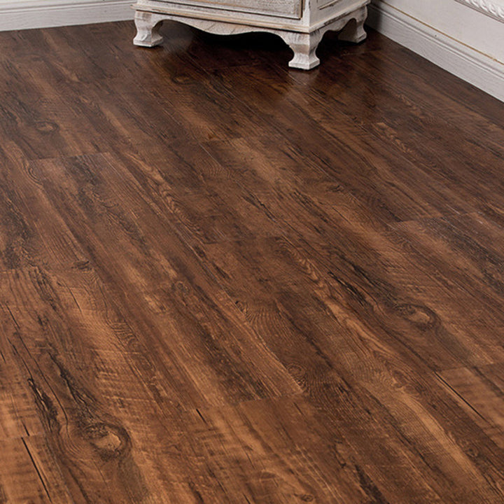 Lisslune | Smooth PVC Flooring Peel and Stick Wood Look Rectangular Vinyl Floor