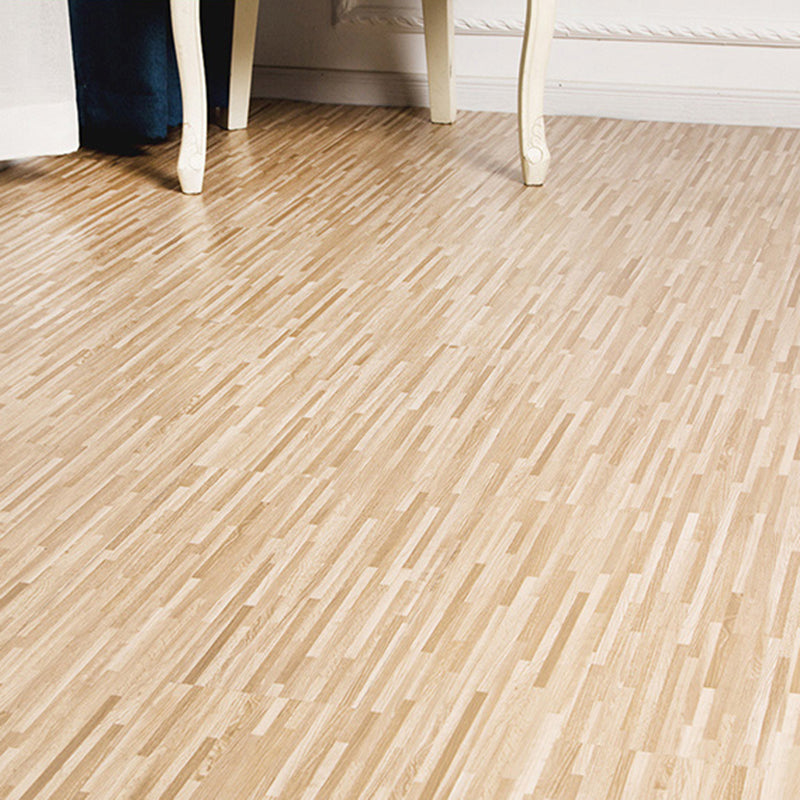 Lisslune | Smooth PVC Flooring Peel and Stick Wood Look Rectangular Vinyl Floor