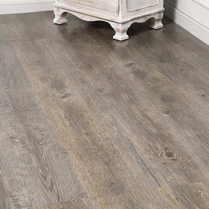 Lisslune | Smooth PVC Flooring Peel and Stick Wood Look Rectangular Vinyl Floor