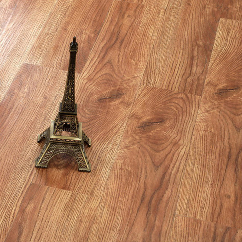 Lisslune | Smooth PVC Flooring Peel and Stick Wood Look Rectangular Vinyl Floor
