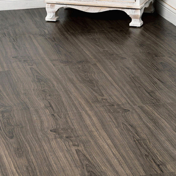 Lisslune | PVC Flooring Peel and Stick Smooth Wood Look Rectangular Vinyl Floor