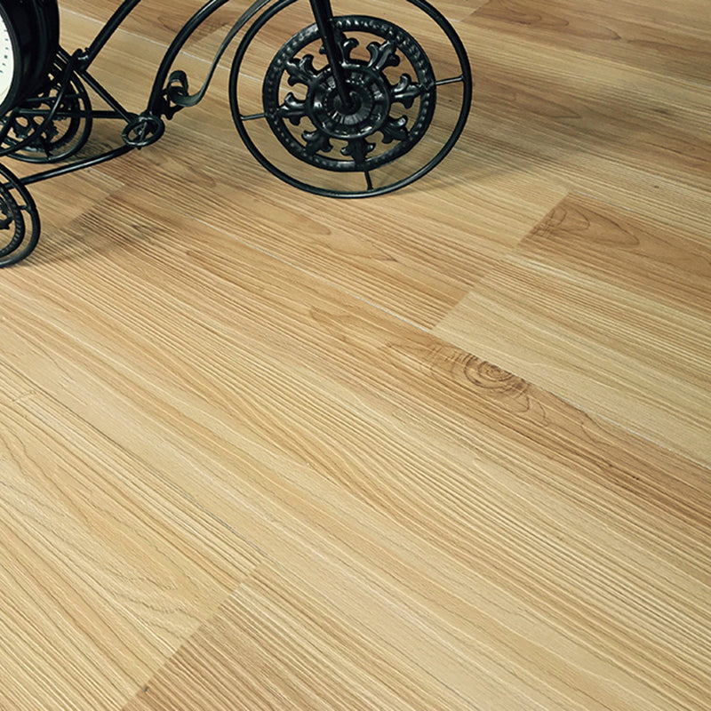 Lisslune | PVC Flooring Peel and Stick Smooth Wood Look Rectangular Vinyl Floor