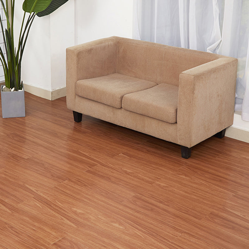 Lisslune | PVC Flooring Peel and Stick Smooth Wood Look Rectangular Vinyl Floor