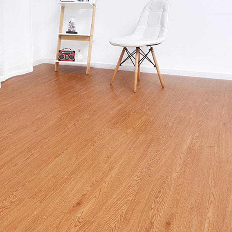 Lisslune | PVC Flooring Peel and Stick Smooth Wood Look Rectangular Vinyl Floor