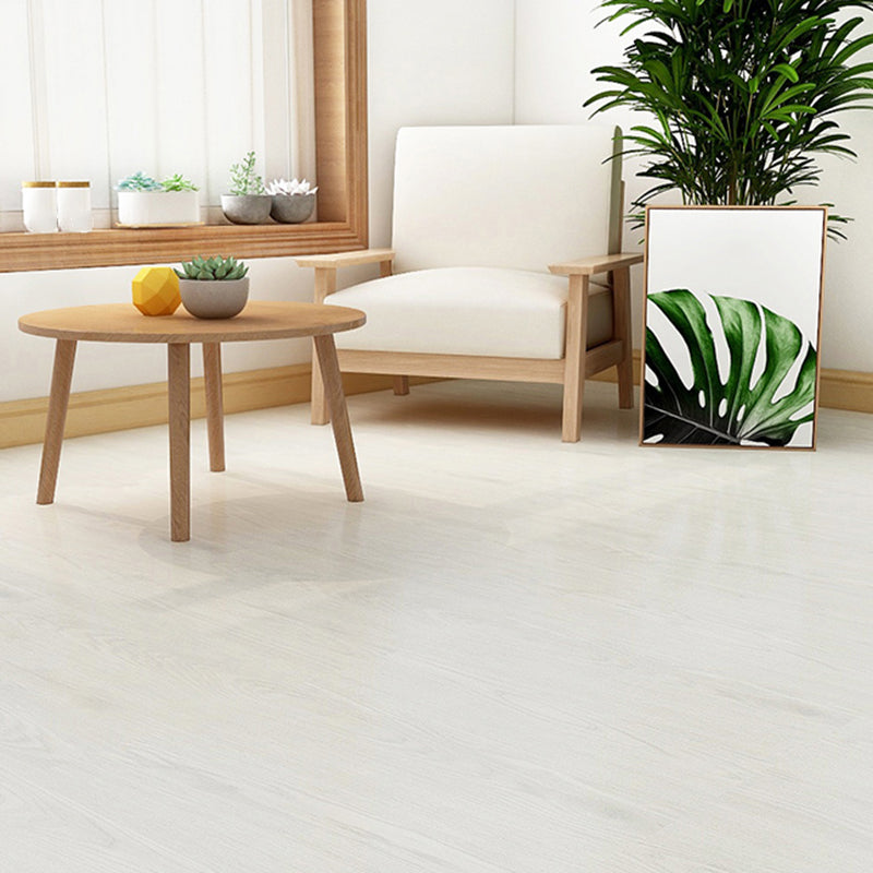 Lisslune | PVC Flooring Peel and Stick Smooth Wood Look Rectangular Vinyl Floor