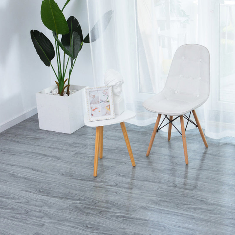 Lisslune | PVC Flooring Peel and Stick Smooth Wood Look Rectangular Vinyl Floor