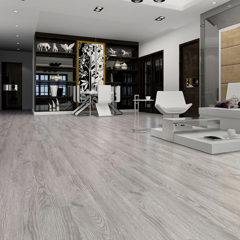 Lisslune | PVC Flooring Peel and Stick Smooth Wood Look Rectangular Vinyl Floor