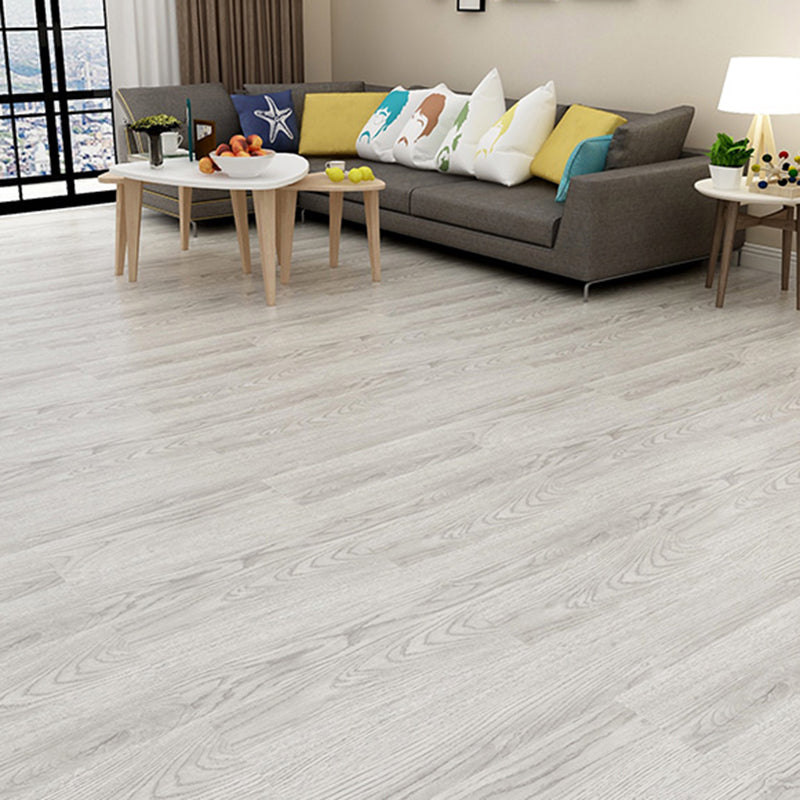 Lisslune | PVC Flooring Peel and Stick Smooth Wood Look Rectangular Vinyl Floor