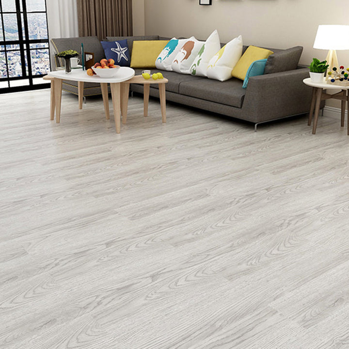 Lisslune | PVC Flooring Peel and Stick Smooth Wood Look Rectangular Vinyl Floor