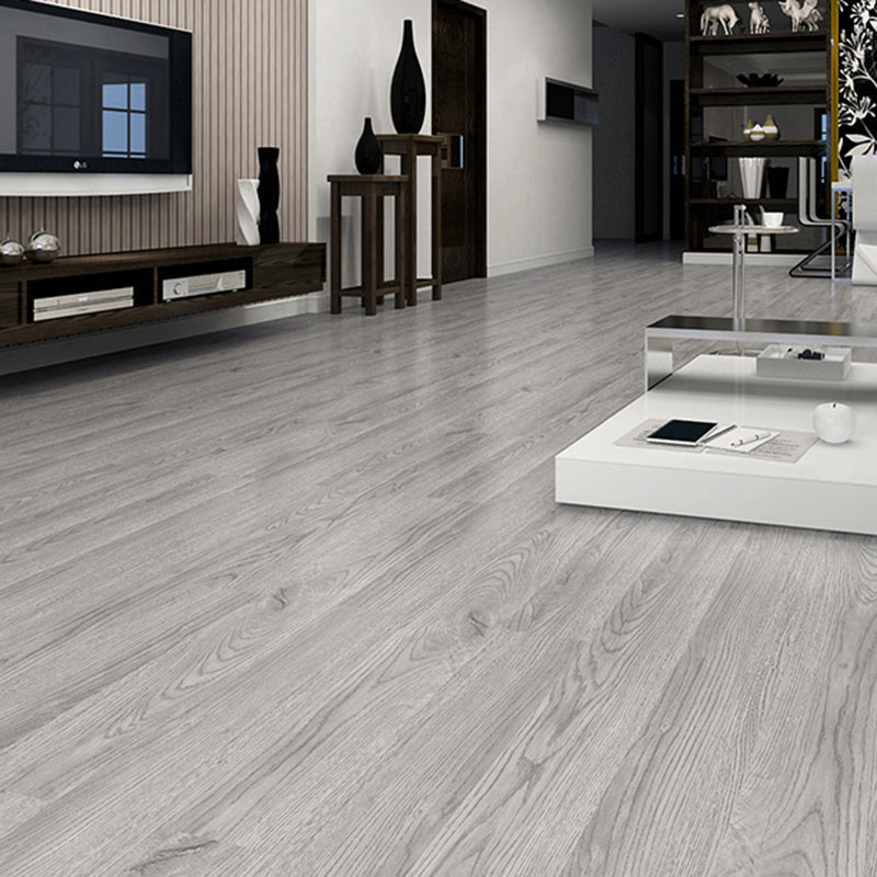 Lisslune | Rectangle PVC Floor Covering Peel and Stick Smooth Wood Look Vinyl Flooring