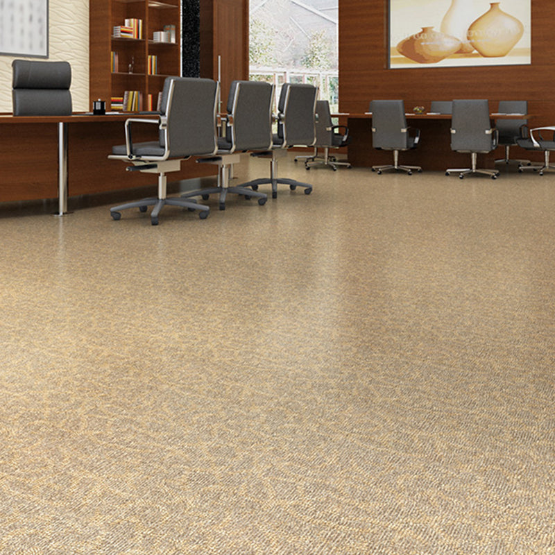 Lisslune | Rectangle PVC Floor Covering Peel and Stick Smooth Wood Look Vinyl Flooring