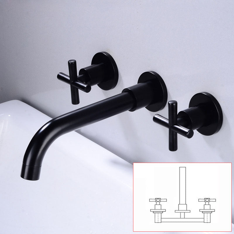 Lisslune | Modern Wall Mounted Fixture Bathroom Bathtub Mixer Faucet
