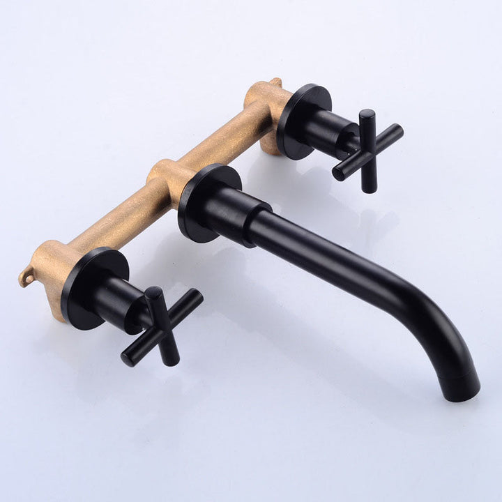 Lisslune | Modern Wall Mounted Fixture Bathroom Bathtub Mixer Faucet
