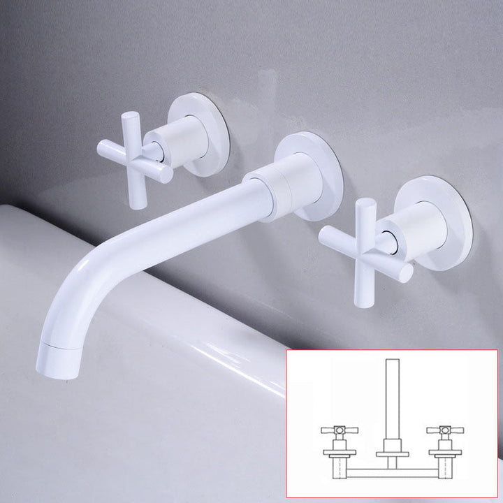 Lisslune | Modern Wall Mounted Fixture Bathroom Bathtub Mixer Faucet