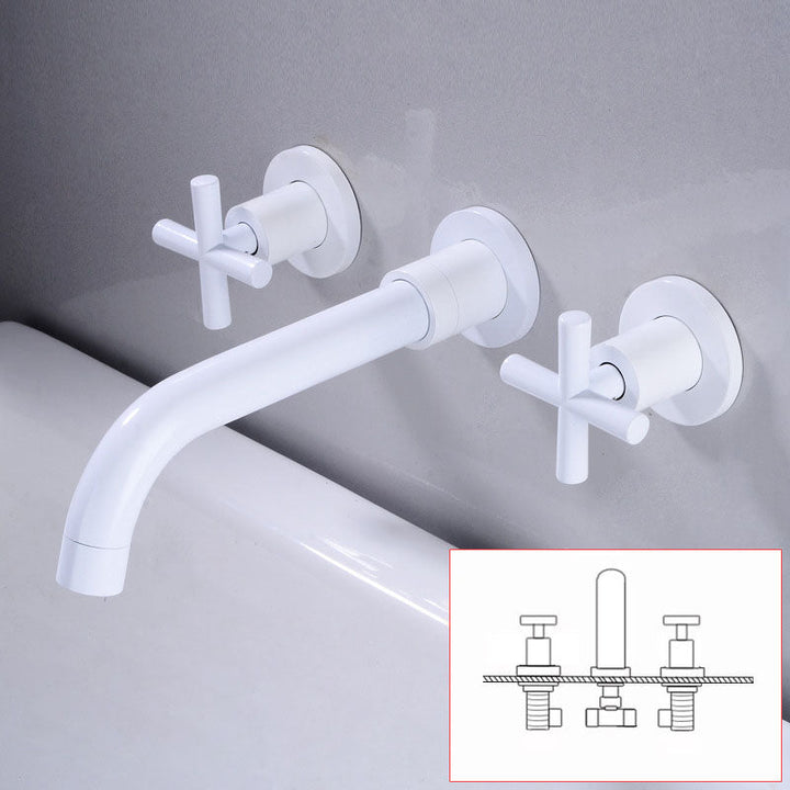 Lisslune | Modern Wall Mounted Fixture Bathroom Bathtub Mixer Faucet