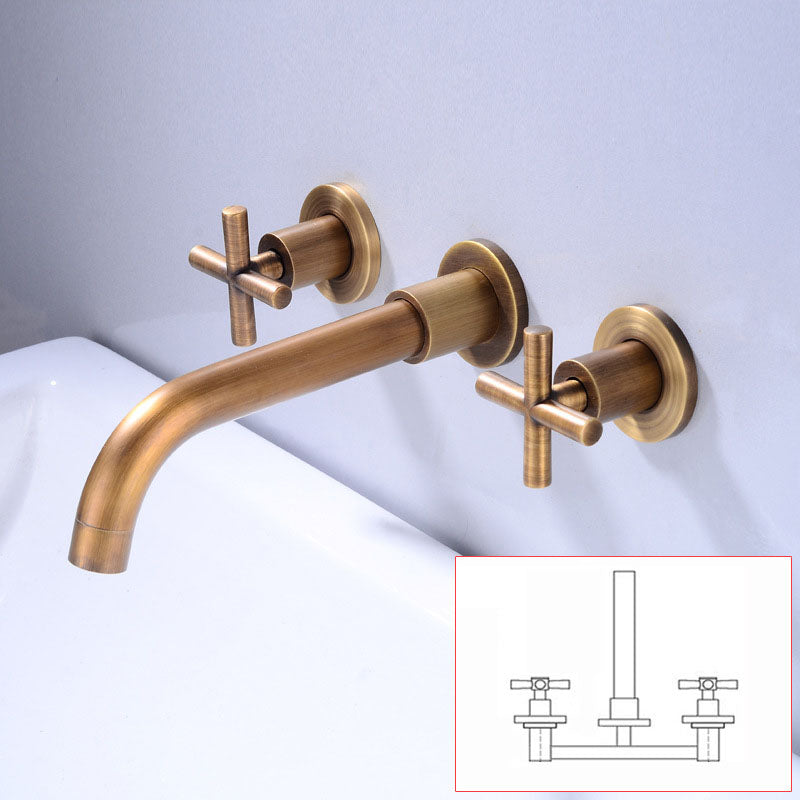 Lisslune | Modern Wall Mounted Fixture Bathroom Bathtub Mixer Faucet