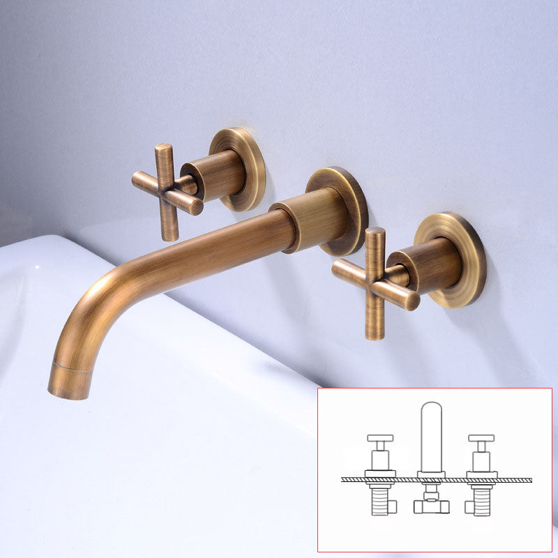Lisslune | Modern Wall Mounted Fixture Bathroom Bathtub Mixer Faucet
