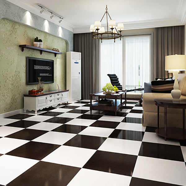 Lisslune | Smooth PVC Flooring Peel and Stick Waterproof Square Vinyl Flooring