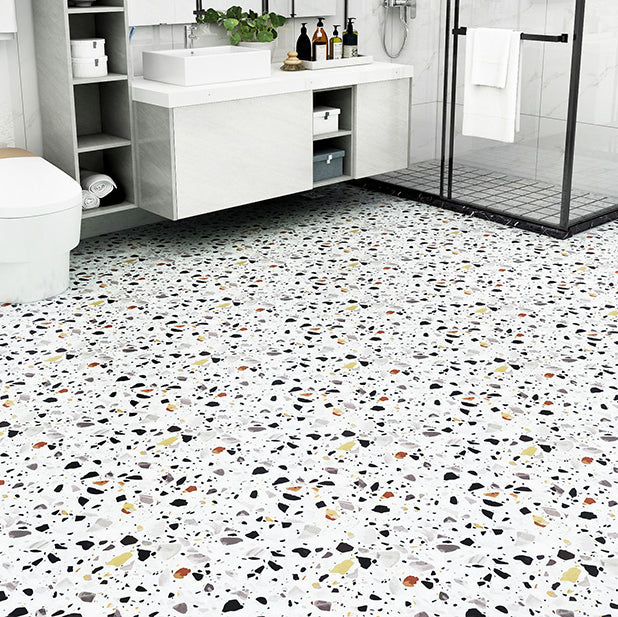 Lisslune | Smooth PVC Flooring Peel and Stick Waterproof Square Vinyl Flooring