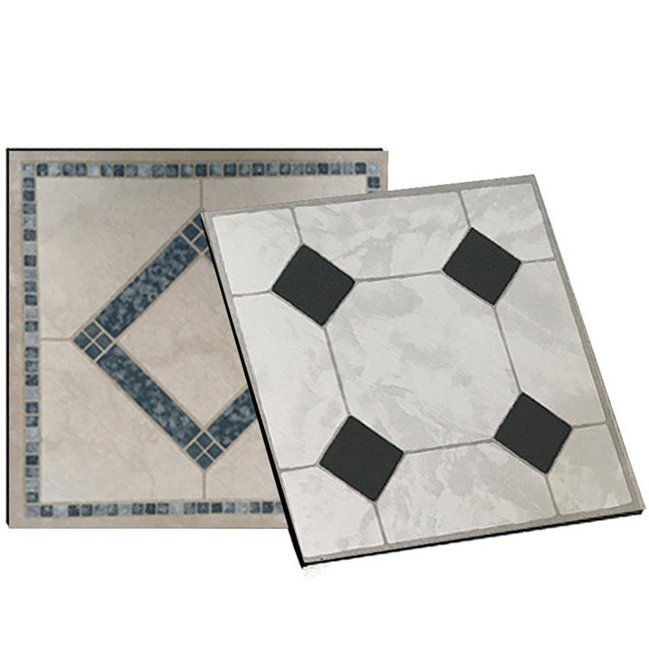 Lisslune | Smooth PVC Flooring Peel and Stick Waterproof Square Vinyl Flooring