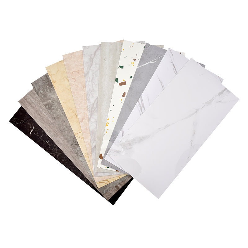 Lisslune | Single tile wallpaper Rectangular plastic peel and stick splashback wall tile