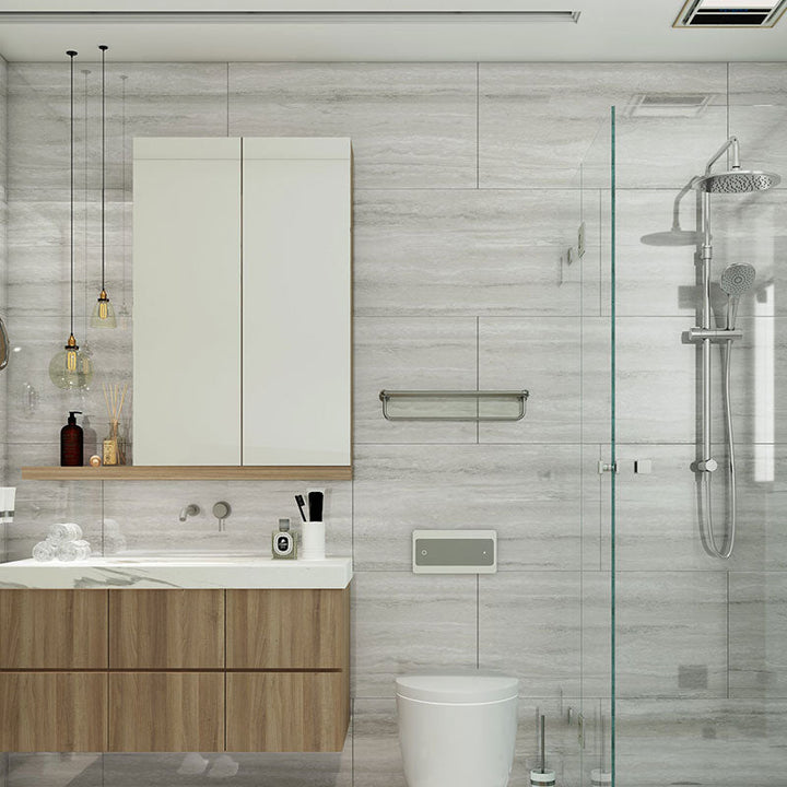 Lisslune | Single tile wallpaper Rectangular plastic peel and stick splashback wall tile