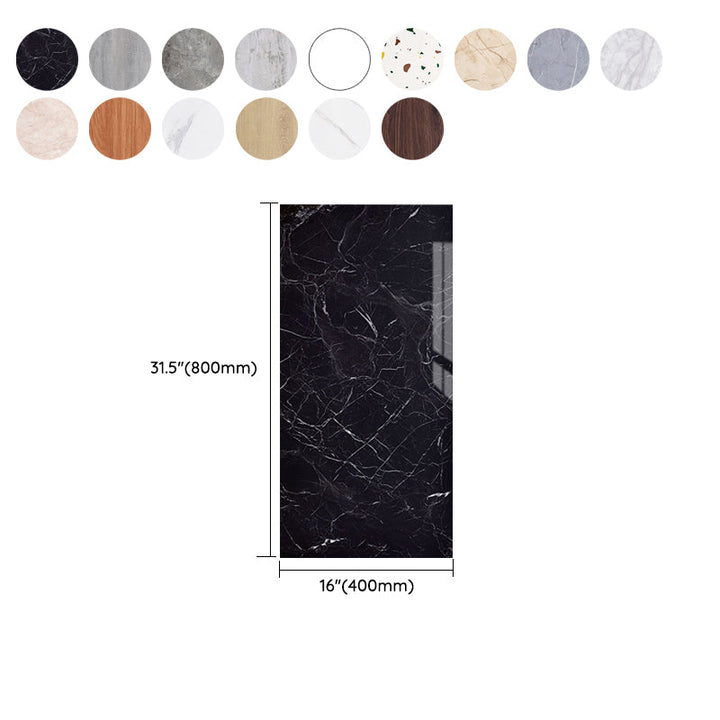 Lisslune | Single tile wallpaper Rectangular plastic peel and stick splashback wall tile