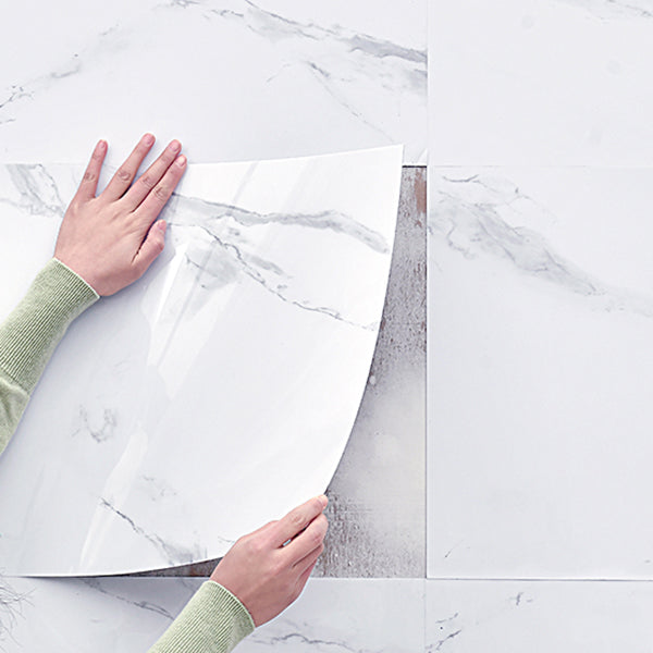 Lisslune | PVC Peel and Stick Tile Rectangular Single Tile Wallpaper with Stain Resistant