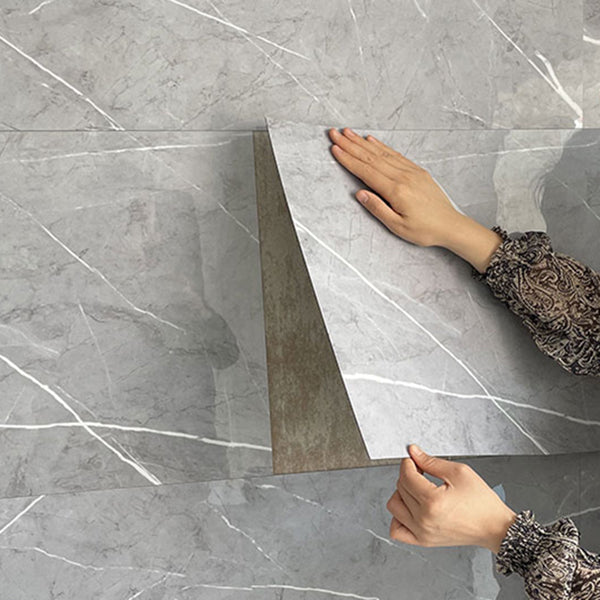 Lisslune | Plastic Peel and Stick Wall Tile Rectangular Waterproof Peel and Stick Wall Tile