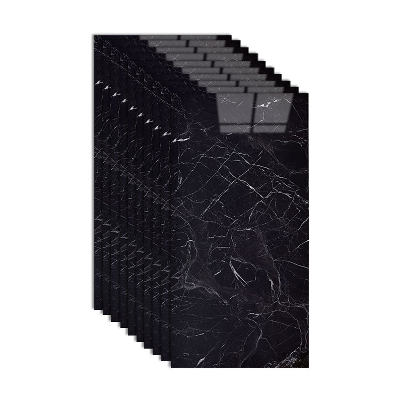 Lisslune | Plastic Peel and Stick Wall Tile Rectangular Waterproof Peel and Stick Wall Tile