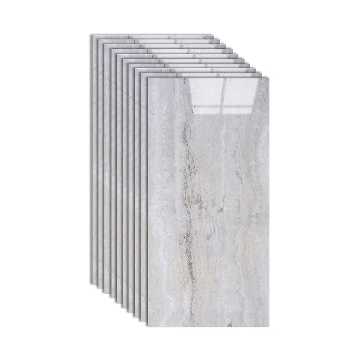 Lisslune | Plastic Peel and Stick Wall Tile Rectangular Waterproof Peel and Stick Wall Tile