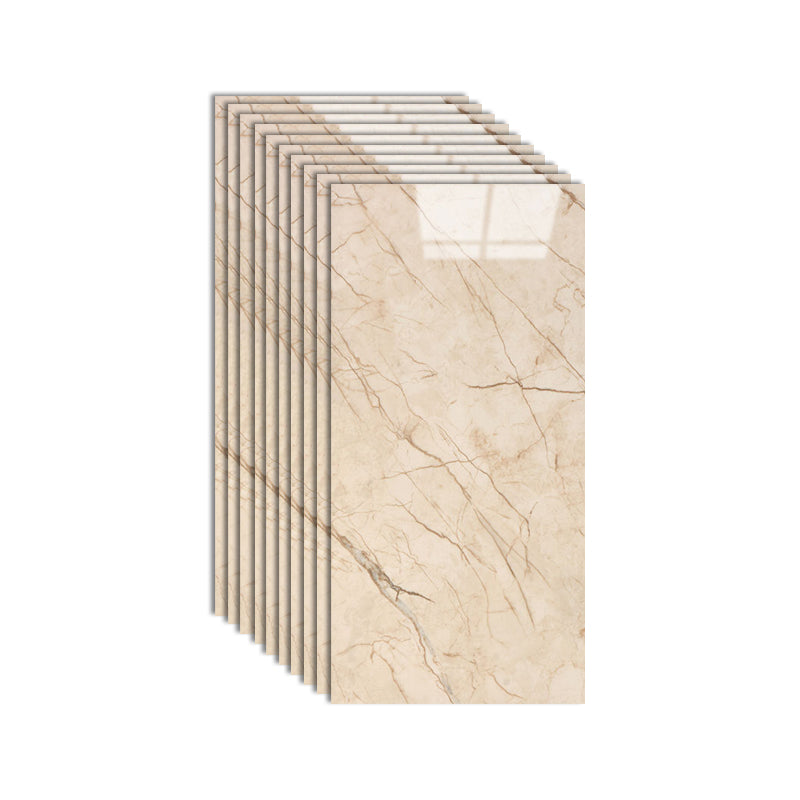 Lisslune | Plastic Peel and Stick Wall Tile Rectangular Waterproof Peel and Stick Wall Tile