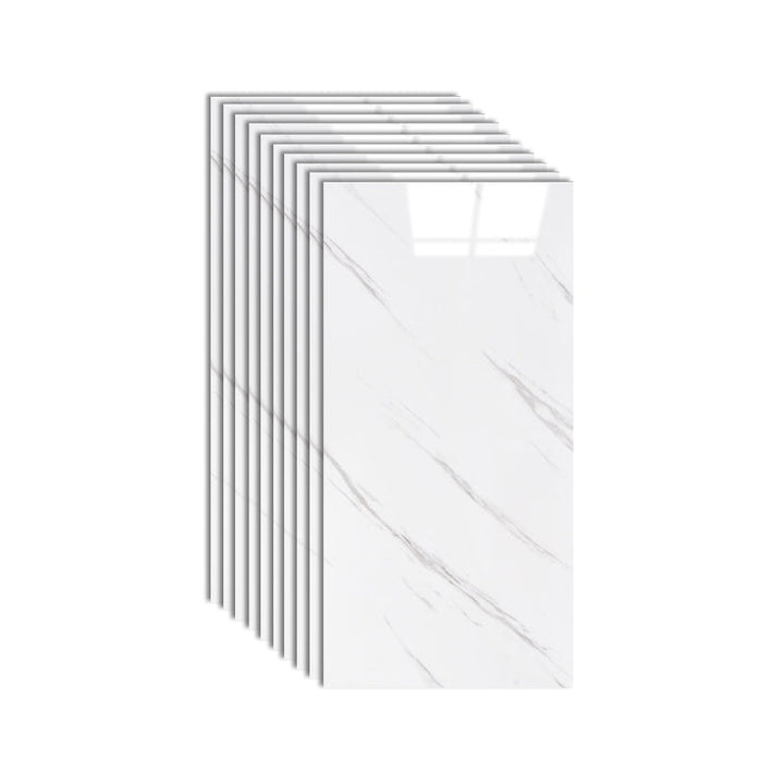 Lisslune | Plastic Peel and Stick Wall Tile Rectangular Waterproof Peel and Stick Wall Tile
